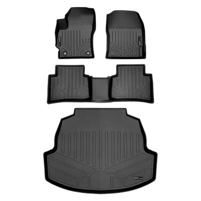 SMARTLINER - SMARTLINER SA0424/B0462/D0424 Front/Rear BLACK Floor Liners for Toyota Corolla