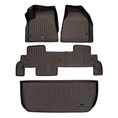 SMARTLINER - SMARTLINER SA3043/B3043/D3044 F/R Floor Liners-Cocoa for Enclave/Traverse