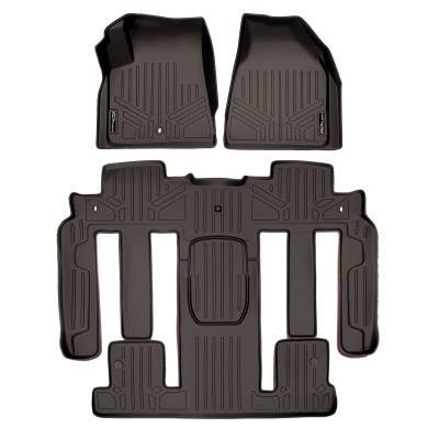 SMARTLINER - SMARTLINER SA3043/B3044 Front/Rear Floor Liners-Cocoa Enclave/Traverse/Acadia