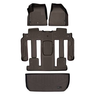 SMARTLINER - SMARTLINER SA3043/B3044/D3044 Front/Rear Floor Liners-Cocoa Enclave/Traverse