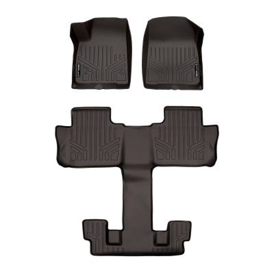 SMARTLINER - SMARTLINER SA3230/B3230 Front/Rear Floor Liners-Cocoa for XT6/Acadia