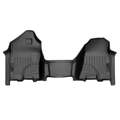 SMARTLINER - SMARTLINER SA0427 Front BLACK Floor Liners for RAM 1500 Ext/Crew
