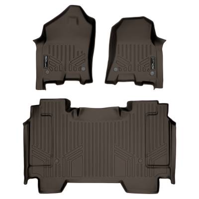 SMARTLINER - SMARTLINER SA3369/B3369 Front/Rear Floor Liners-Cocoa for RAM 1500 Crew