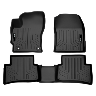 SMARTLINER - SMARTLINER SA0428/B0424 Front/Rear BLACK Floor Liners for Toyota Corolla