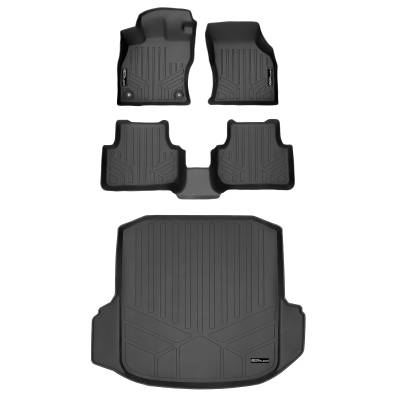 SMARTLINER - SMARTLINER SA0429/B0429/D0429 Front/Rear BLACK Floor Liners for VW Jetta