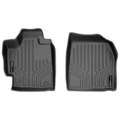 SMARTLINER - SMARTLINER SA0038 Front BLACK Floor Liners for Toyota Highlander