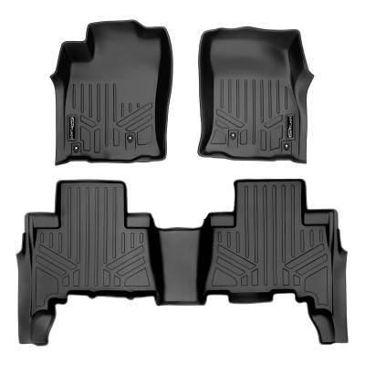 SMARTLINER - SMARTLINER SA0040/B0120 Front/Rear BLACK Floor Liners for Toyota 4Runner/GX460