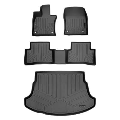 SMARTLINER - SMARTLINER SA0441/B0441/D0441 Front/Rear BLACK Floor Liners for Lexus UX