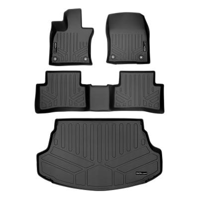 SMARTLINER - SMARTLINER SA0441/B0441/D0655 Front/Rear BLACK Floor Liners for Lexus UX