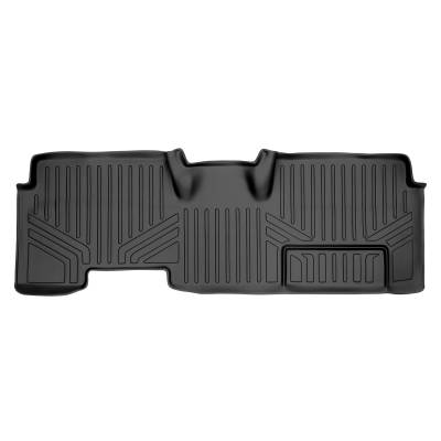 SMARTLINER - SMARTLINER SB0027 2nd Row BLACK Floor Liners for Ford F150 Ext