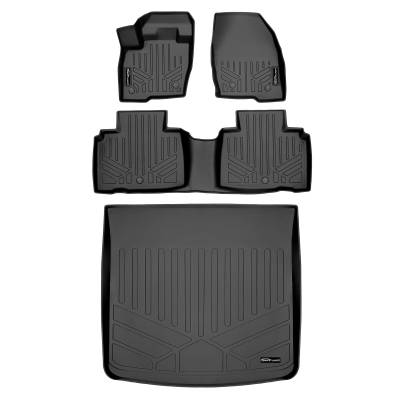 SMARTLINER - SMARTLINER SA0446/B0446/D0446 Front/Rear BLACK Floor Liners Lincoln MKX