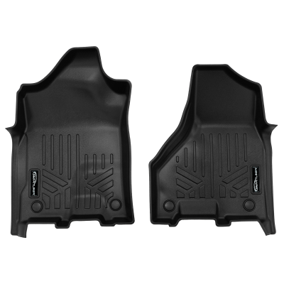 SMARTLINER - SMARTLINER SA0450 Front BLACK Floor Liners for RAM HD Crew/Mega