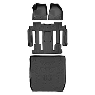 SMARTLINER - SMARTLINER SA0043/B0044/D0043 Front/Rear BLACK Floor Liners Enclave/Traverse