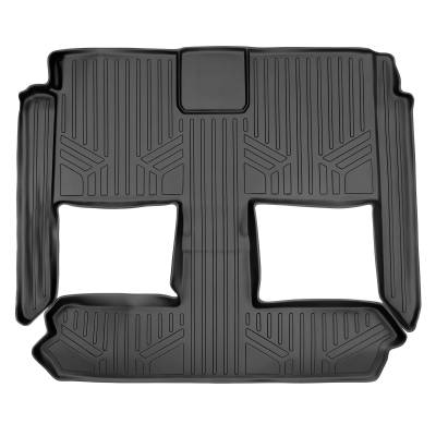 SMARTLINER - SMARTLINER SB0046 2nd Row BLACK Floor Liners for Grand Caravan/T&C