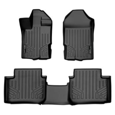 SMARTLINER - Smartliner SA0454/B0455 Front/Rear BlackFloor Liners for Ford Ranger Ext