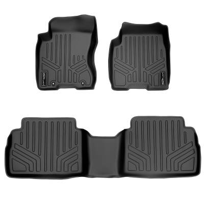 SMARTLINER - SMARTLINER SA0050/B0050 Front/Rear Black Floor Liners for Nissan Rogue