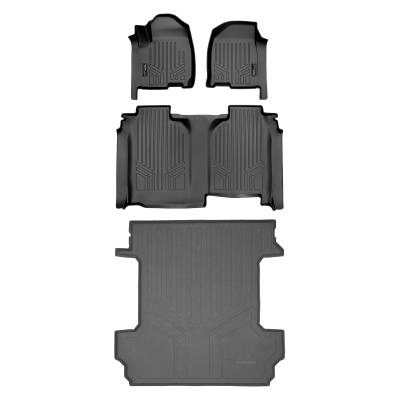 SMARTLINER - Smartliner SA0457/B0457/K0400 F/R Floor Liners for Silverado/Sierra Crew
