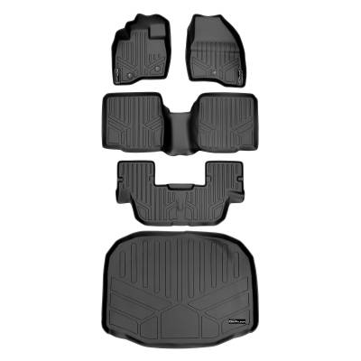 SMARTLINER - SMARTLINER SA0082/B0082/C0082/E0082 Front/Rear BLACK Floor Liners Ford Explorer