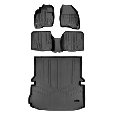 SMARTLINER - SMARTLINER SA0082/B0082/D0082 Front/Rear BLACK Floor Liners Ford Explorer