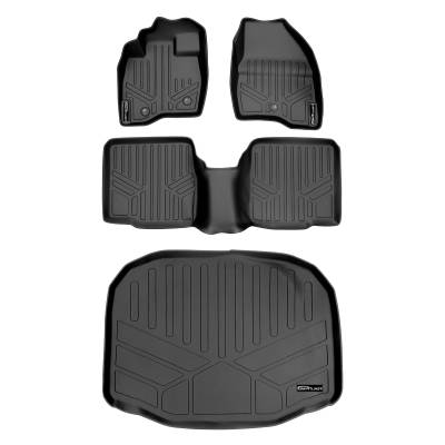 SMARTLINER - SMARTLINER SA0082/B0082/E0082 Front/Rear BLACK Floor Liners Ford Explorer