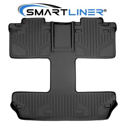 SMARTLINER - SMARTLINER SB0128 2nd Row BLACK Floor Liners for Toyota Sienna