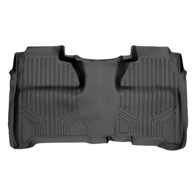 SMARTLINER - SMARTLINER SB0136 2nd Row BLACK Floor Liners Silverado/Sierra Crew