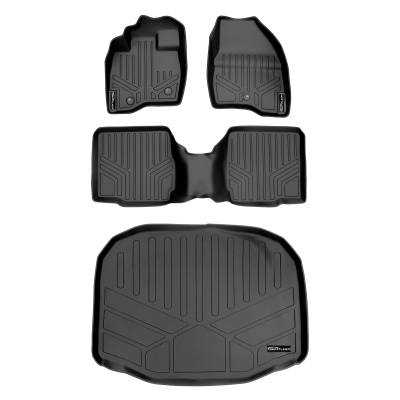 SMARTLINER - SMARTLINER SA0082/B0109/E0082 Front/Rear BLACK Floor Liners Ford Explorer