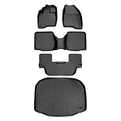 SMARTLINER - SMARTLINER SA0082/B0109/C0082/E0082 Front/Rear BLACK Floor Liners Ford Explorer