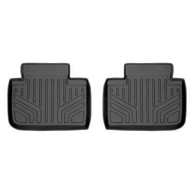 SMARTLINER - SMARTLINER SB0138 2nd Row BLACK Floor Liners for Lexus IS