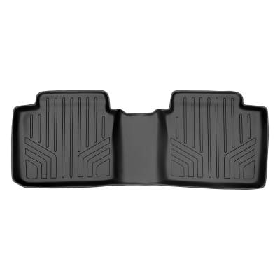 SMARTLINER - SMARTLINER SB0147 2nd Row BLACK Floor Liners for Toyota Corolla
