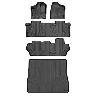 SMARTLINER - SMARTLINER SA0083/B0083/C0083/D0083 Front/Rear Floor Liners for Toyota Sienna