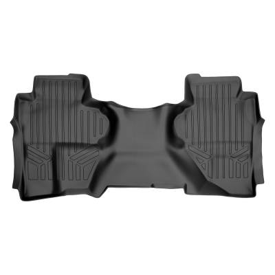 SMARTLINER - SMARTLINER SB0148 2nd Row BLACK Floor Liners Silverado/Sierra Ext