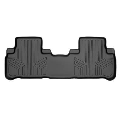 SMARTLINER - SMARTLINER SB0152 2nd Row BLACK Floor Liners for Toyota Highlander