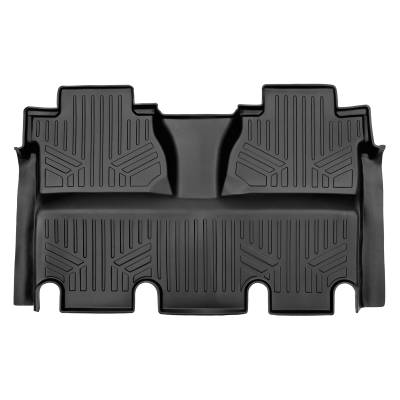 SMARTLINER - SMARTLINER SB0155 2nd Row BLACK Floor Liners for Toyota Tundra CrewMax