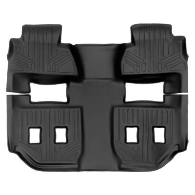SMARTLINER - SMARTLINER SB0159 2nd Row BLACK Floor Liners Suburban/Yukon XL