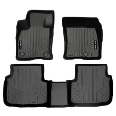 SMARTLINER - SMARTLINER SA0477/B0477 Front/Rear BLACK Floor Liners Ford Escape