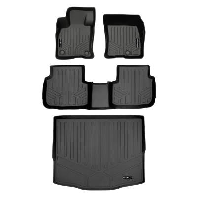 SMARTLINER - SMARTLINER SA0477/B0477/D0477 Front/Rear BLACK Floor Liners Ford Escape