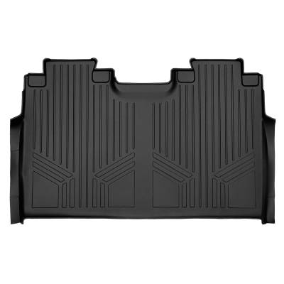 SMARTLINER - SMARTLINER SB0167 2nd Row BLACK Floor Liners Super Duty/F150 Crew