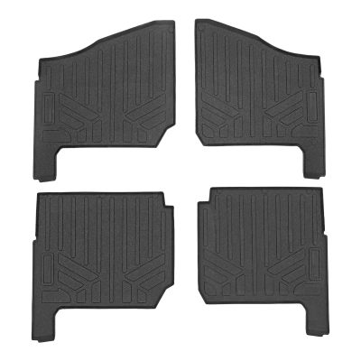 SMARTLINER - SMARTLINER UA0102/UB0102 F/R Black Floor Liners for 20-21 Polaris Ranger 1000