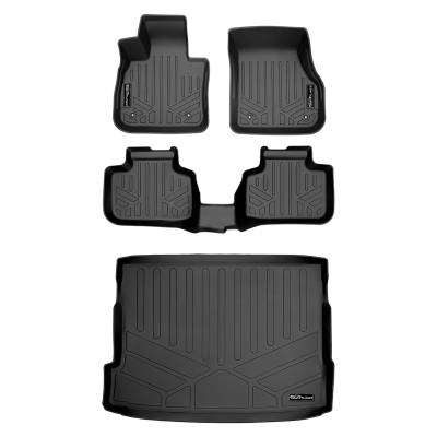 SMARTLINER - SMARTLINER SA0481/B0481/D0483 Front/Rear BLACK Floor Liners for BMW X2