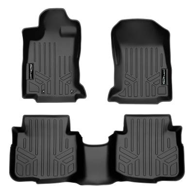 SMARTLINER - SMARTLINER SA0490/B0490 Front/Rear BLACK Floor Liners for Subaru Legacy/Outback