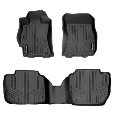 SMARTLINER - SMARTLINER SA0088/B0088 Front/Rear BLACK Floor Liners for Legacy/Outback