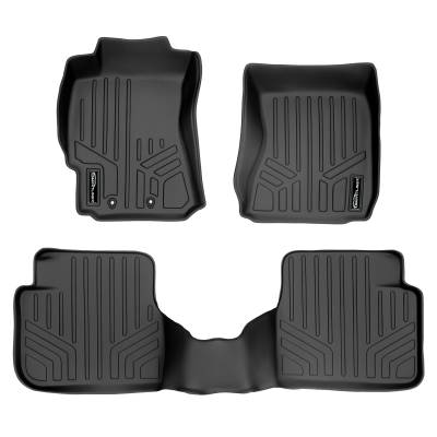 SMARTLINER - SMARTLINER SA0089/B0089 Front/Rear BLACK Floor Liners for Subaru Forester
