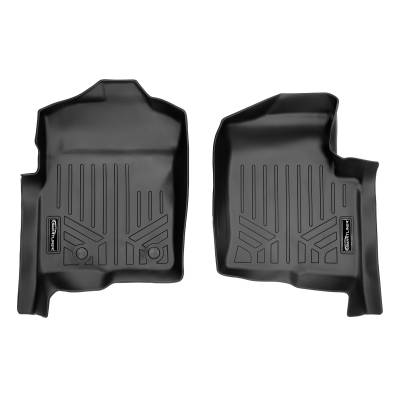 SMARTLINER - SMARTLINER SA0094 Front BLACK Floor Liners Ford F150 Ext/Crew