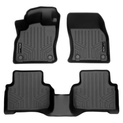 SMARTLINER - SMARTLINER SA0493/B0493 Front/Rear BLACK Floor Liners for Audi Q3