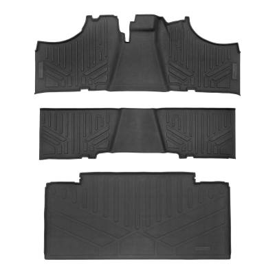 SMARTLINER - SMARTLINER UA0128/UB0128/UK0128 Front/Rear Black Floor Liners for 17-24 Mule