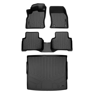 SMARTLINER - SMARTLINER SA0493/B0493/D0493 Front/Rear BLACK Floor Liners for Audi Q3