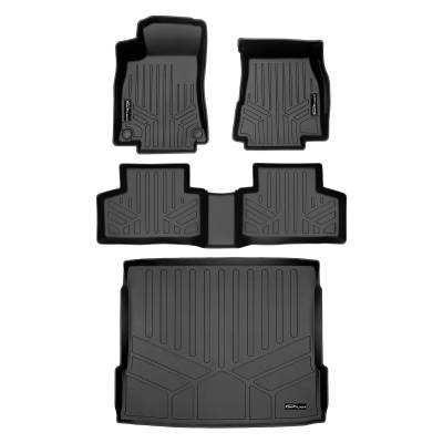 SMARTLINER - SMARTLINER Front/Rear Floor Liners w/Cargo Liner Black for Mercedes GLB-Class