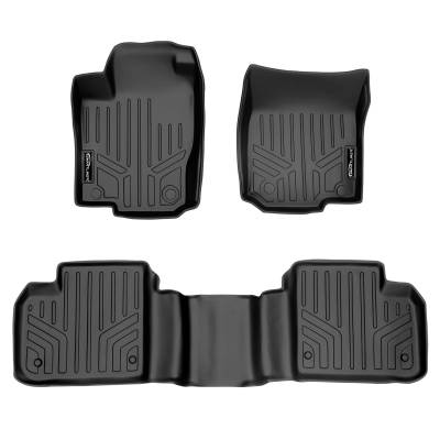 SMARTLINER - SMARTLINER SA0104/B0104 Front/Rear BLACK Floor Liners for Mercedes ML/GLS