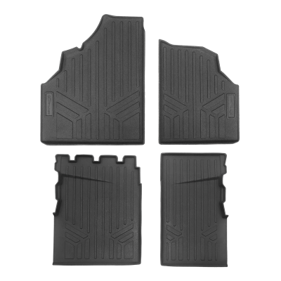 SMARTLINER - SMARTLINER Front/Rear BLACK Floor Liners for 16-25 Can-Am Defender HD